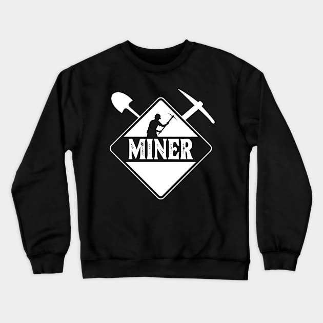 Pitman Mine Crew Mining Quarry Team Miner Crewneck Sweatshirt by dr3shirts